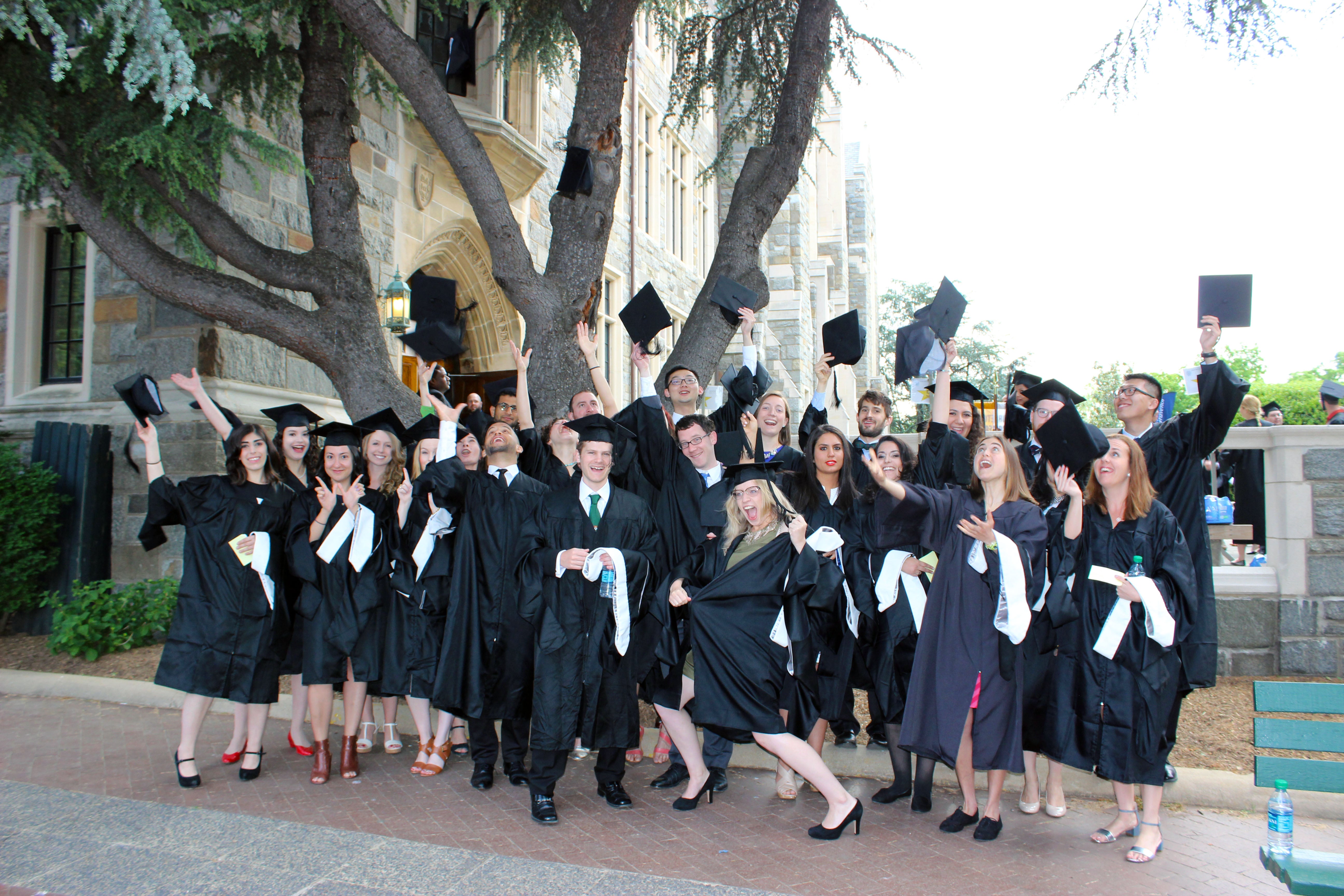 Group photo at graduation