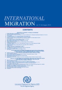 Cover of the journal International Migration