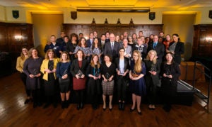 Group picture of all 2020 President's Award winners