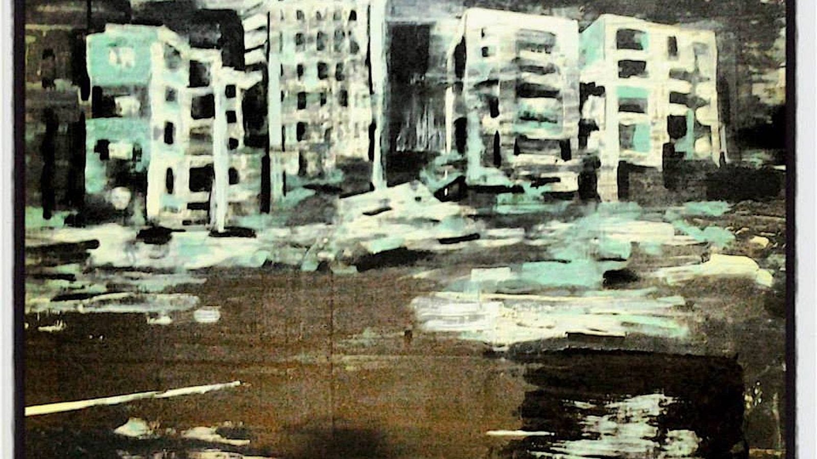 Abstract painting by Reem Bassous