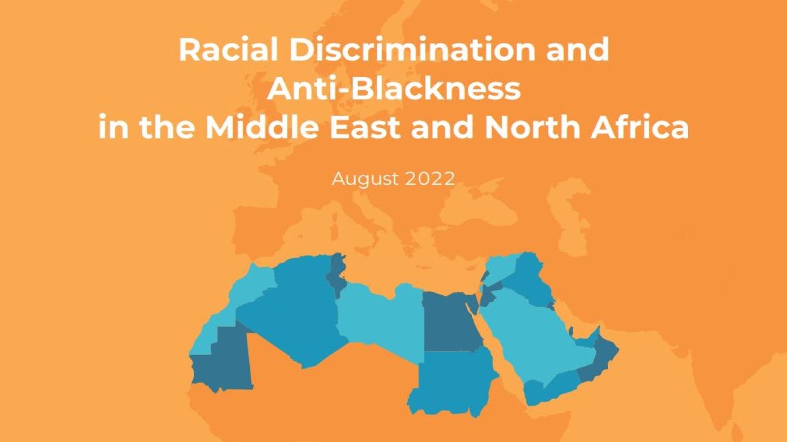 Cover of the report Racial Discrimination and Anti-Blackness in the MENA