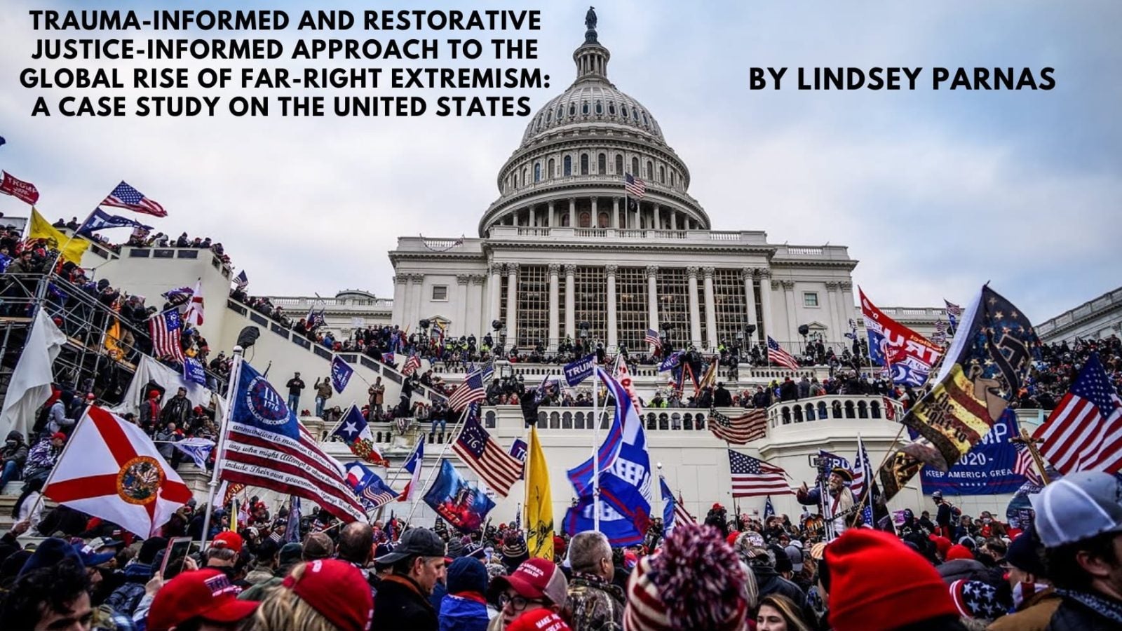 Image of rioters at the January 6 attack on the US Capitol