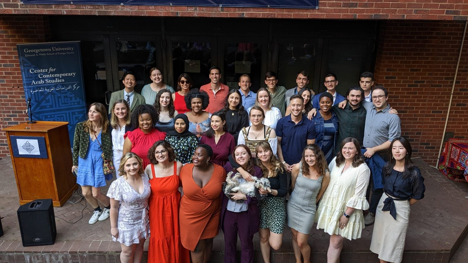 Group photo of 2023 MAAS graduates