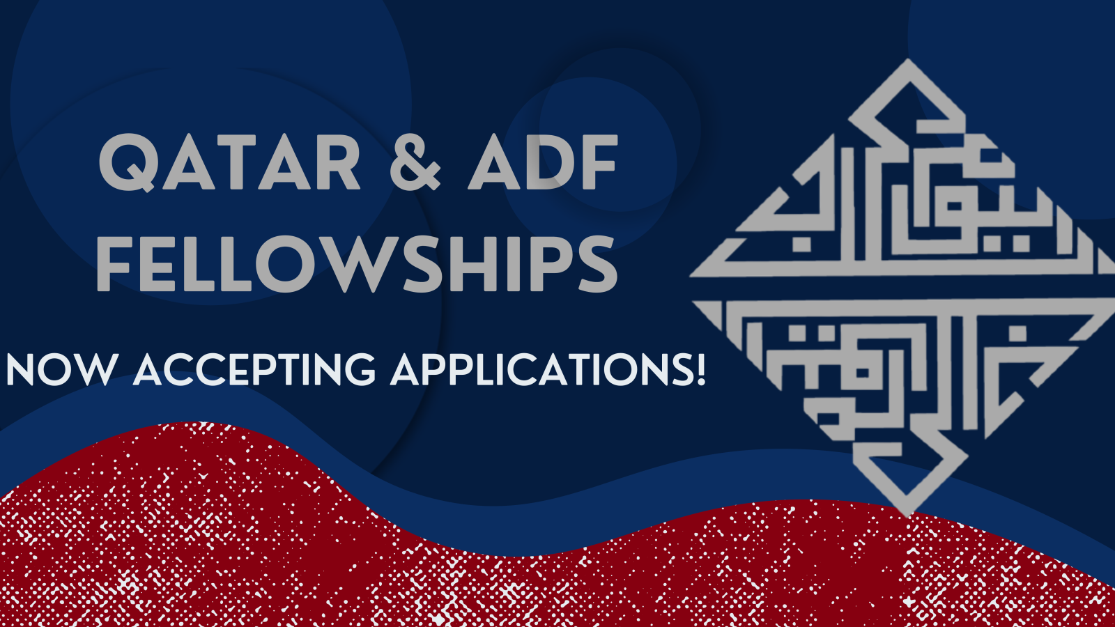 Banner for ADF and Qatar Fellowships