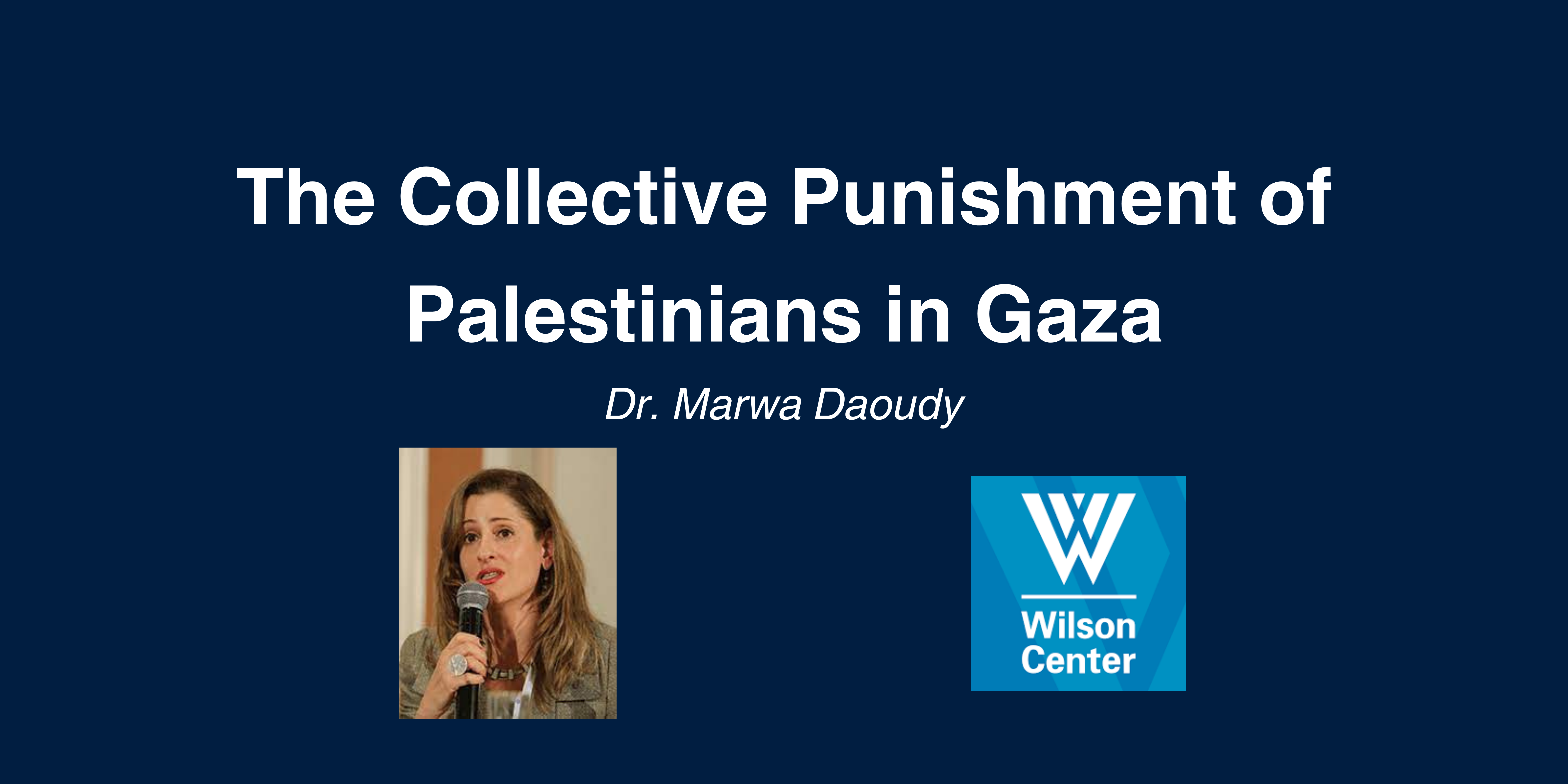 The Collective Punishment of Palestinians in Gaza - CCAS