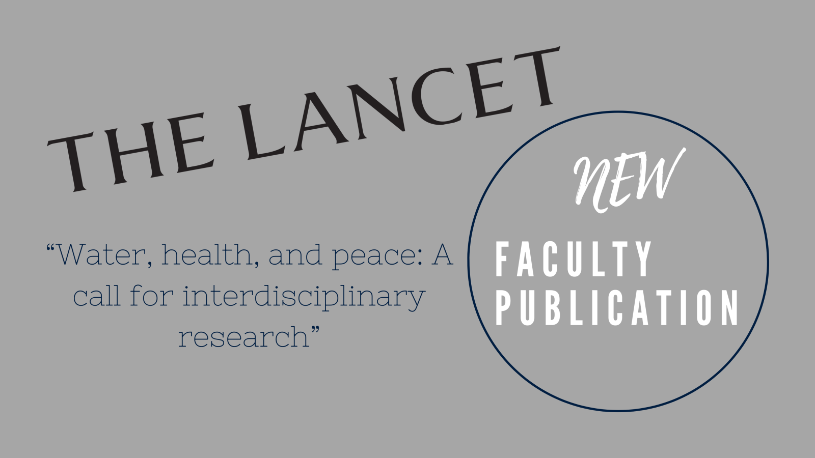 Banner with The Lancet logo and the article name