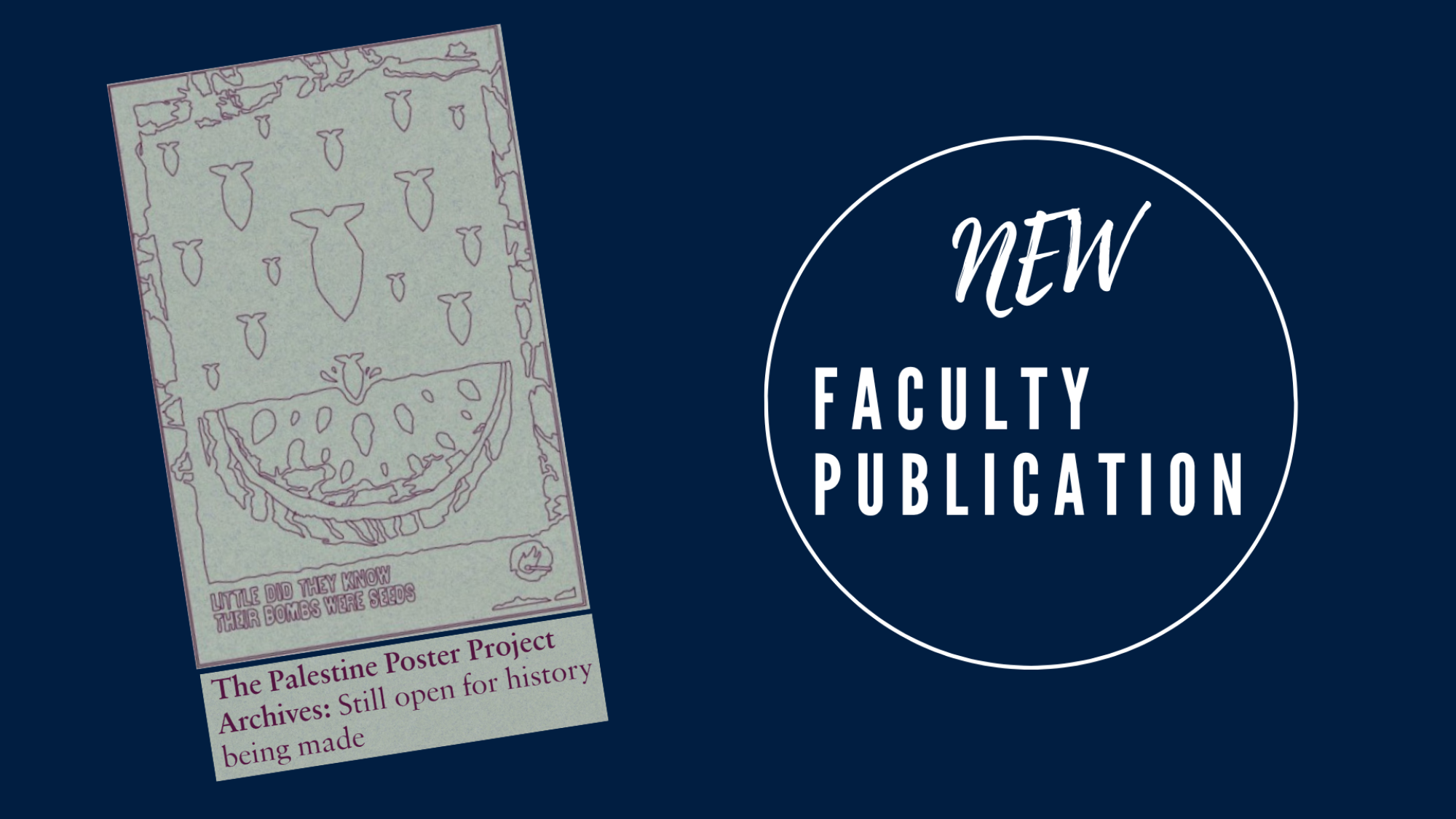 New Faculty Publication banner