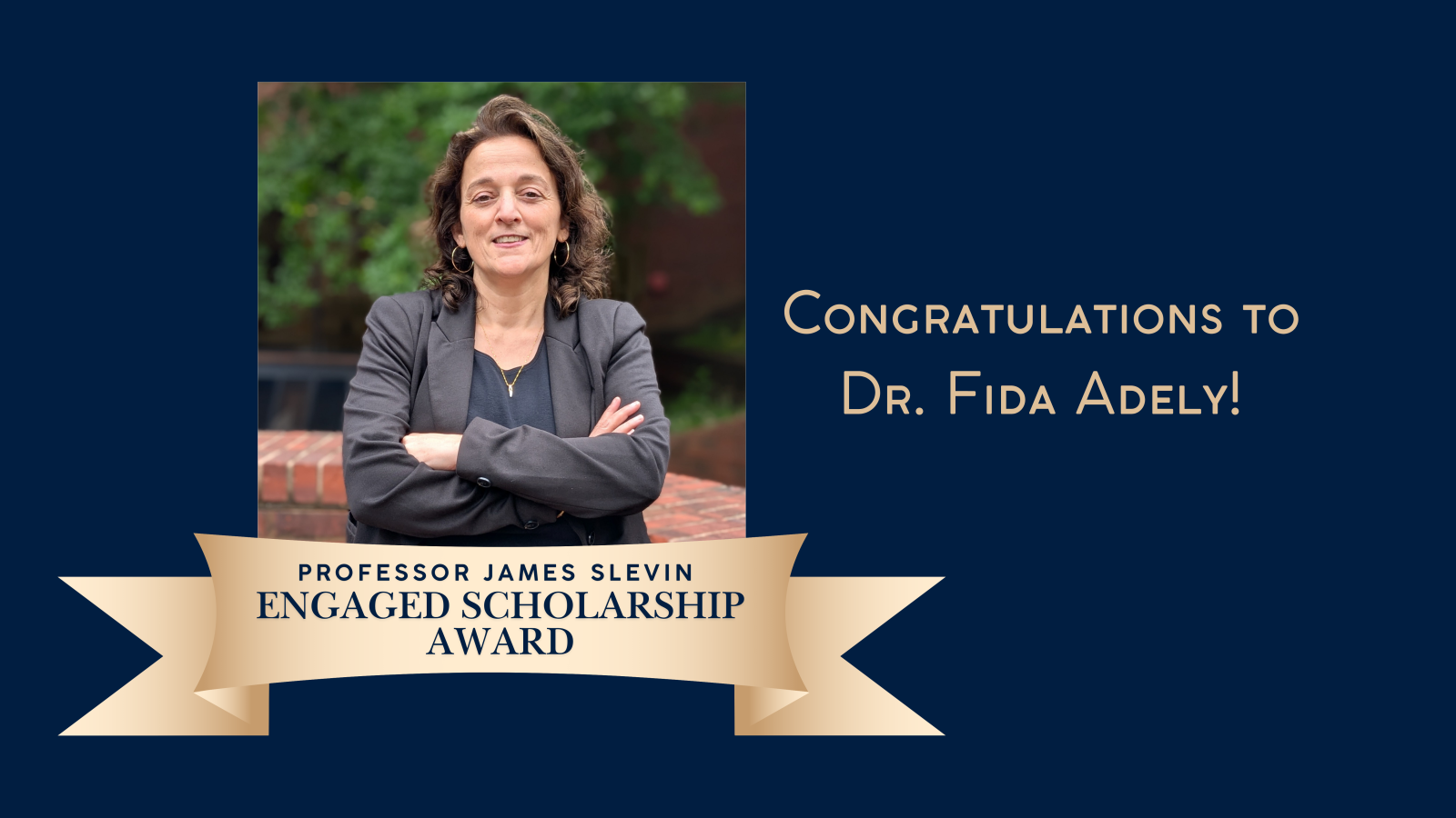 Fida Adely award banner