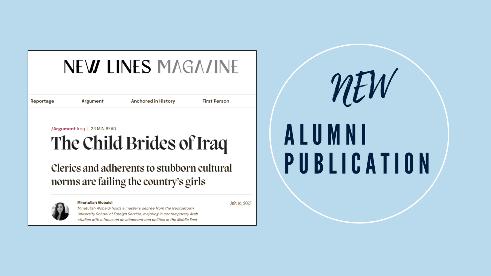 Faculty publication banner