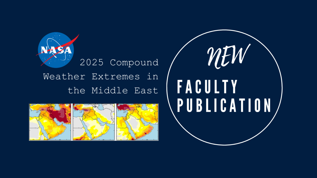 New Faculty Publication banner with NASA logo