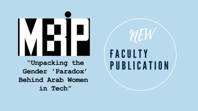 New faculty publication article