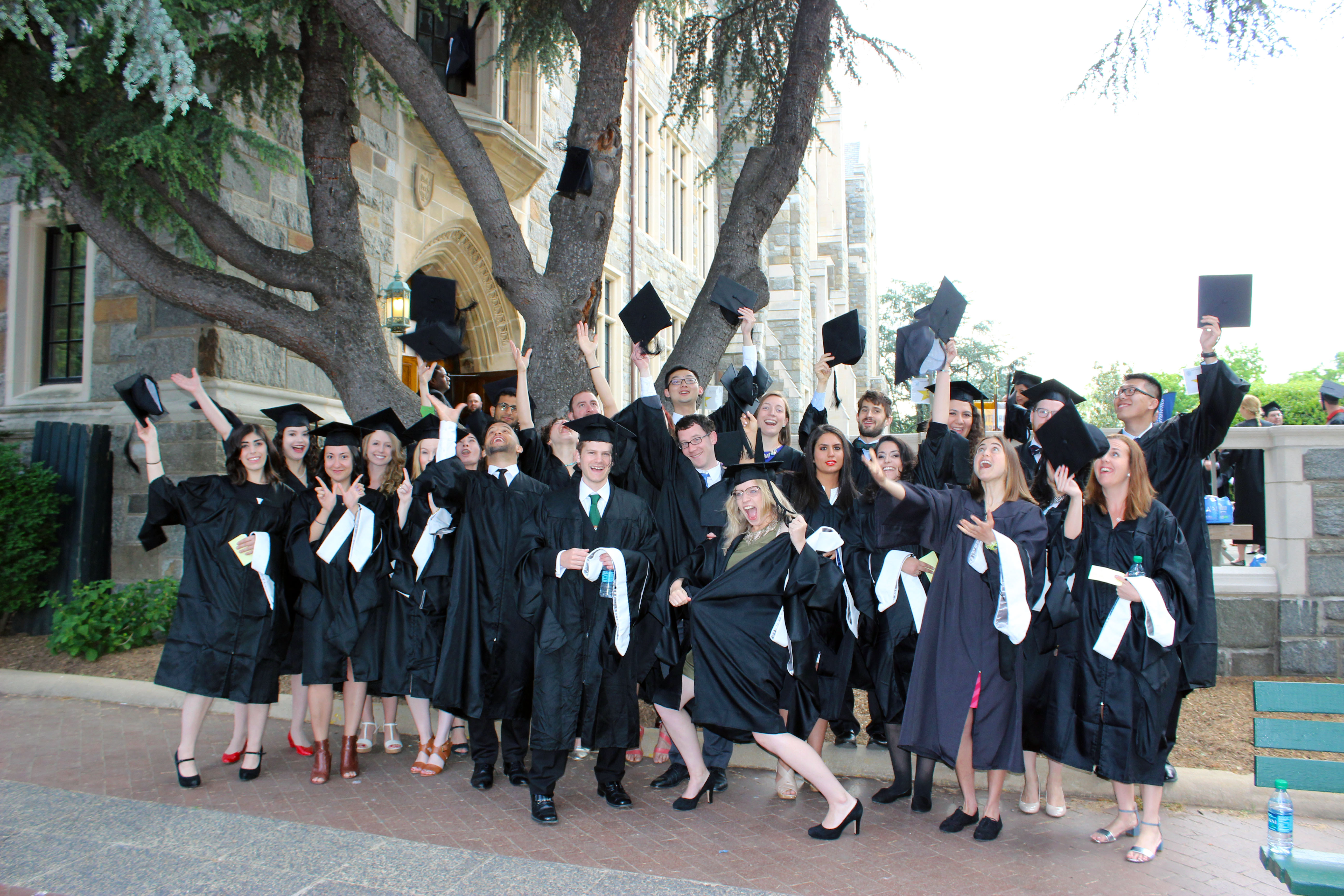 Group photo at graduation