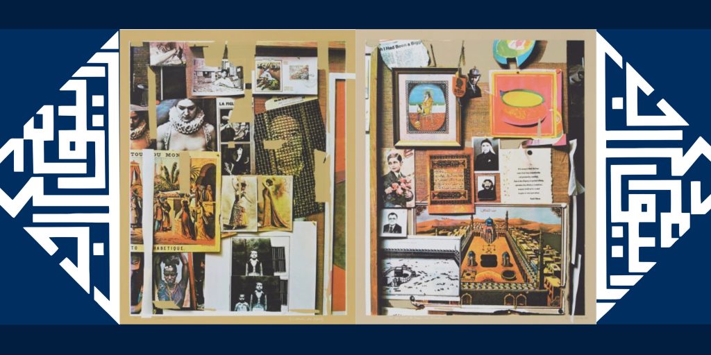 Collage of black and white photos