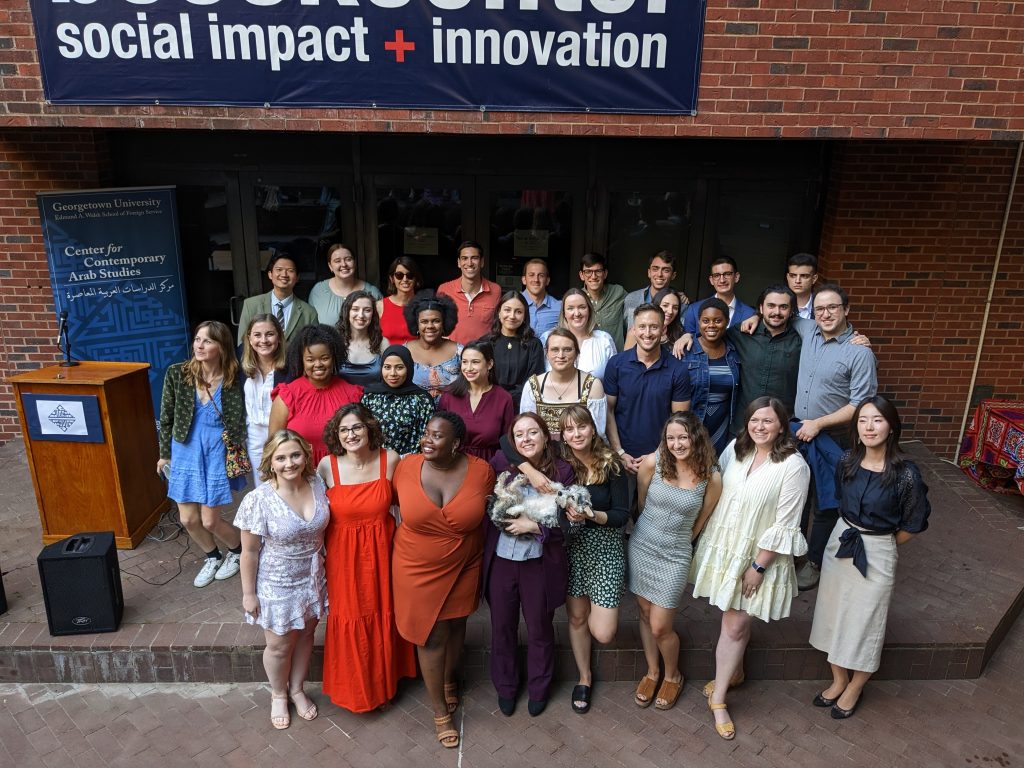 Group photo of 2023 MAAS graduates